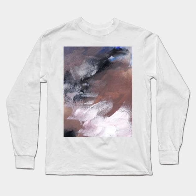 Abstract Mix Media Painting 4 Long Sleeve T-Shirt by gusstvaraonica